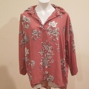 Truly 4 You. Taupe pullover blouse